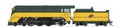 Broadway Limited Train 9545 HO HY C&NW 4-6-2 Yellow Jacket #1617/1944 Scheme DCC Ready
