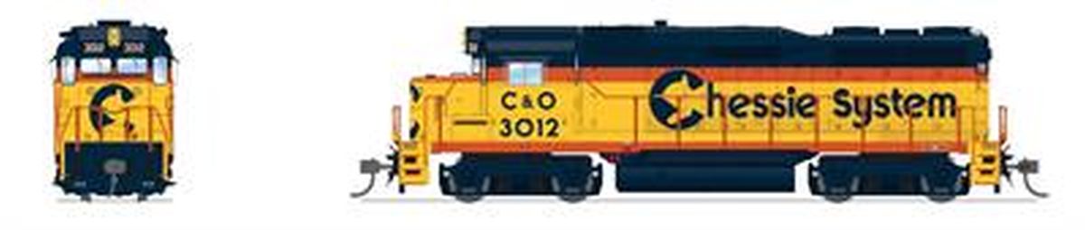 Broadway Limited Train 9566 HO GP30 Diesel C&O #3007/YN2 DCC Ready