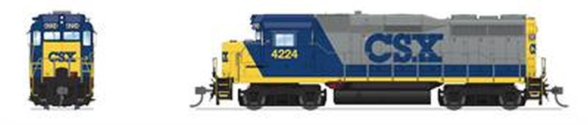Broadway Limited Train 9568 HO GP30 Diesel CSX #4224/YN2 DCC Ready