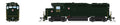 Broadway Limited Train 9574 HO GP30 Diesel PRR #2211/grn w/Red Keystone DCC Ready