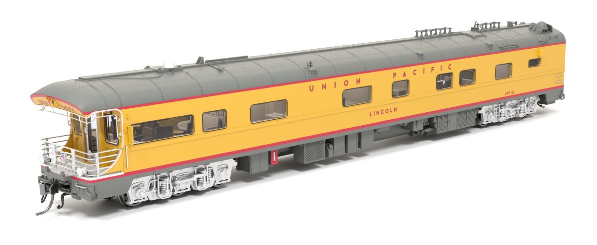 Broadway Limited Train 9591 HO P4 Business Car UP #101 Lincoln 2020-Present Appearance U