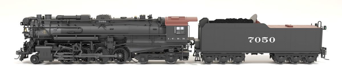 Broadway Limited Train 9615 HO HY Berkshire IC #7050 1930s DCC-Ready
