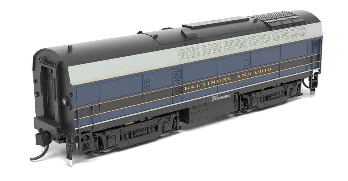 Broadway Limited Train 9629 N P4 B&O Sharknose RF-16 B As-Delivered 857X DC/DCC