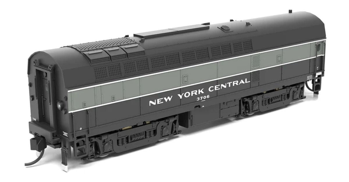 Broadway Limited Train 9635 N P4 NYC Sharknose RF-16 B 3705 Lightning Stripe DC/DCC