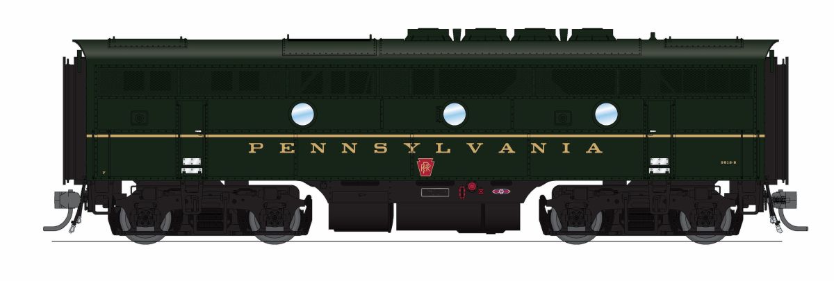 Broadway Limited Train 9677 HO P4 F3B PRR #9513B/DGLE 1-Stripe DCC-Ready