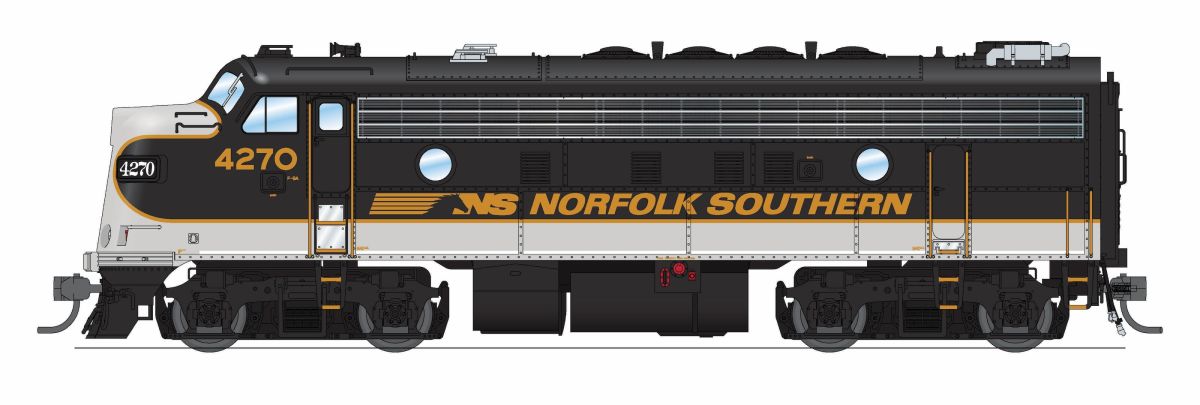 Broadway Limited Train 9704 HO P4 F9A NS #4271/Tuxedo DCC-Ready