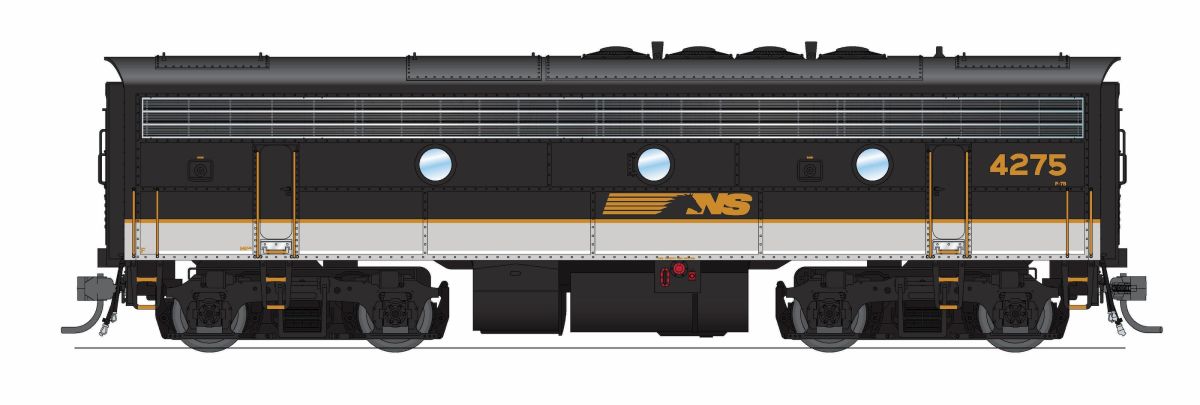 Broadway Limited Train 9705 HO P4 F7B NS #4276/Tuxedo DCC-Ready