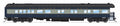 Broadway Limited Train 9721 HO B&O Business Car #100 Blue & Gray HO Scale