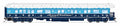Broadway Limited Train 9725 HO Blue & White Holiday Business Car HO Scale