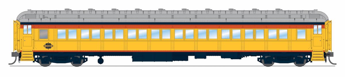 Broadway Limited Train 9736 HO CSS 80 Passenger Coach Chessie Steam Special HO Scale