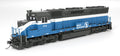 Broadway Limited Train 9805 HO P4 SD45 GN #424/Big Sky Blue DCC-Ready