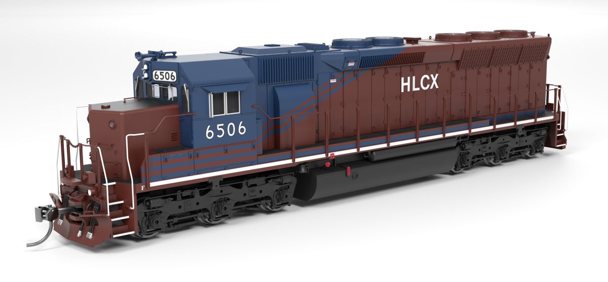 Broadway Limited Train 9808 HO P4 SD45 HLCX #6506/red&blu DCC-Ready