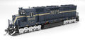 Broadway Limited Train 9812 HO P4 SD45 MPI #9005/blu&gold DC/DCC Sound