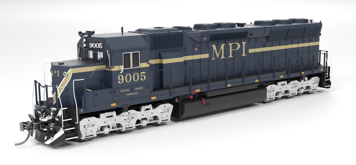Broadway Limited Train 9813 HO P4 SD45 MPI #9019/blu&gold DC/DCC Sound