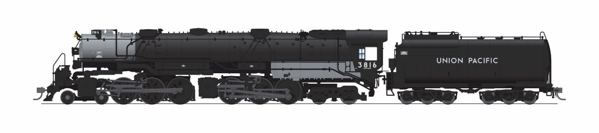 Broadway Limited Train 9909 HO UP Early Challenger (CSA-2) #3832 Post-1947 Re-built Fron