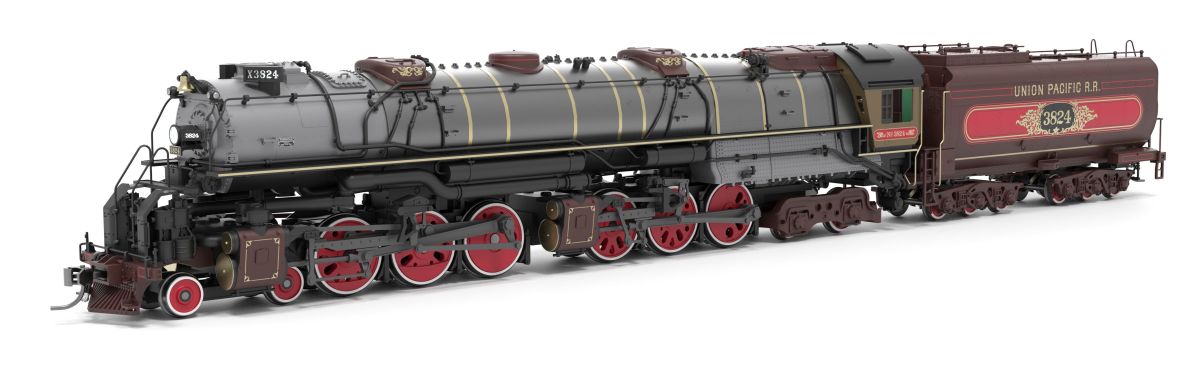 Broadway Limited Train 9919 HO UP Early Challenger (CSA-2) #3824 Ornate 1800s Fantasy P