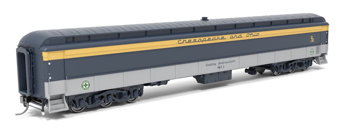 Broadway Limited Train 9930 HO Railroad Instruction Car C&O SI-4 Scale