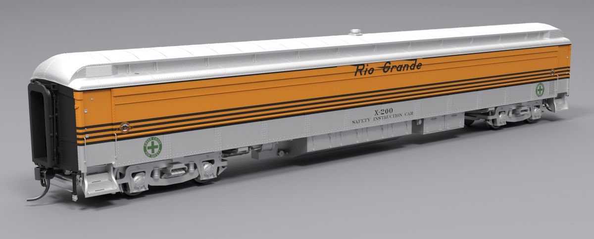 Broadway Limited Train 9932 HO Railroad Instruction Car DRGW X-200 Scale