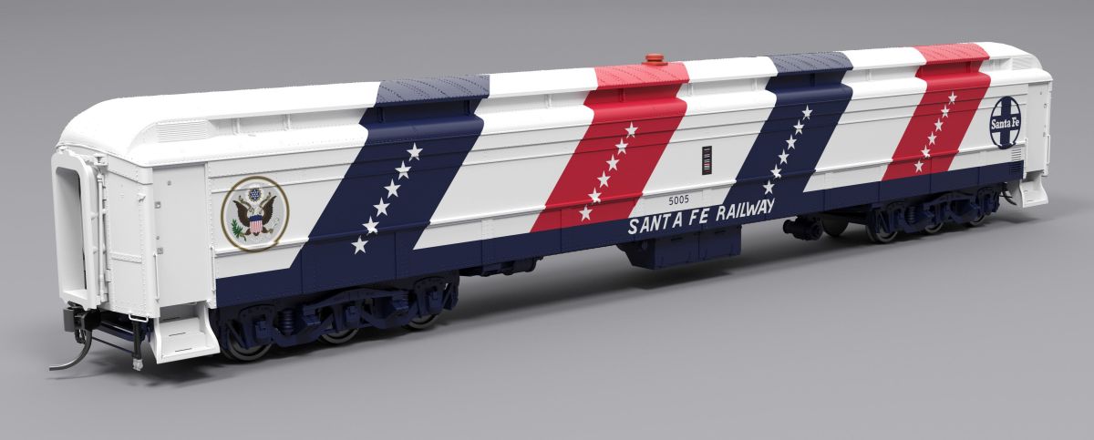 Broadway Limited Train 9937 HO Railroad Exhibit Car ATSF 5005 Scale