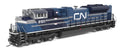Broadway Limited Train 9962 N EMD SD70ACe CN 8101 Blue & White P4 Diesel