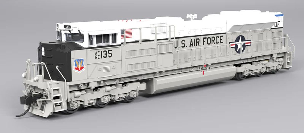 Broadway Limited Train 9984 N EMD SD70ACe US Air Force #135 Fantasy Paint P4 Diesel