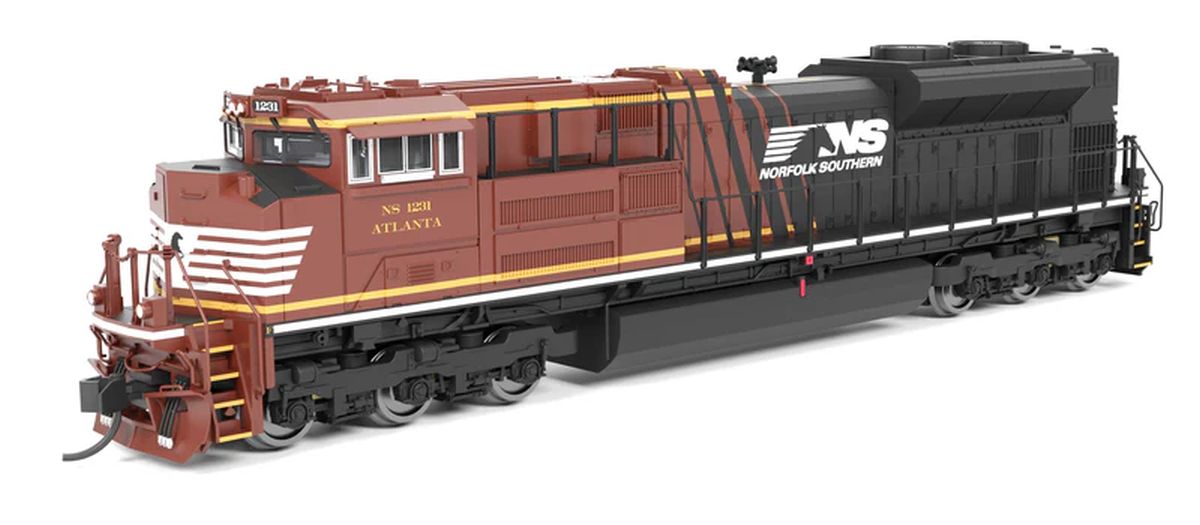 Broadway Limited Train 9987 N EMD SD70ACe NS 1231 Atlanta Office Car Special P4 Diesel