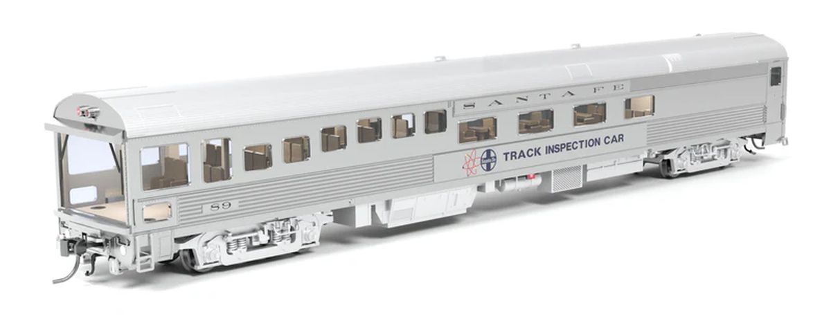 Broadway Limited Train 9990 HO Track Inspection Car ATSF #89 1975-1982 Appearance