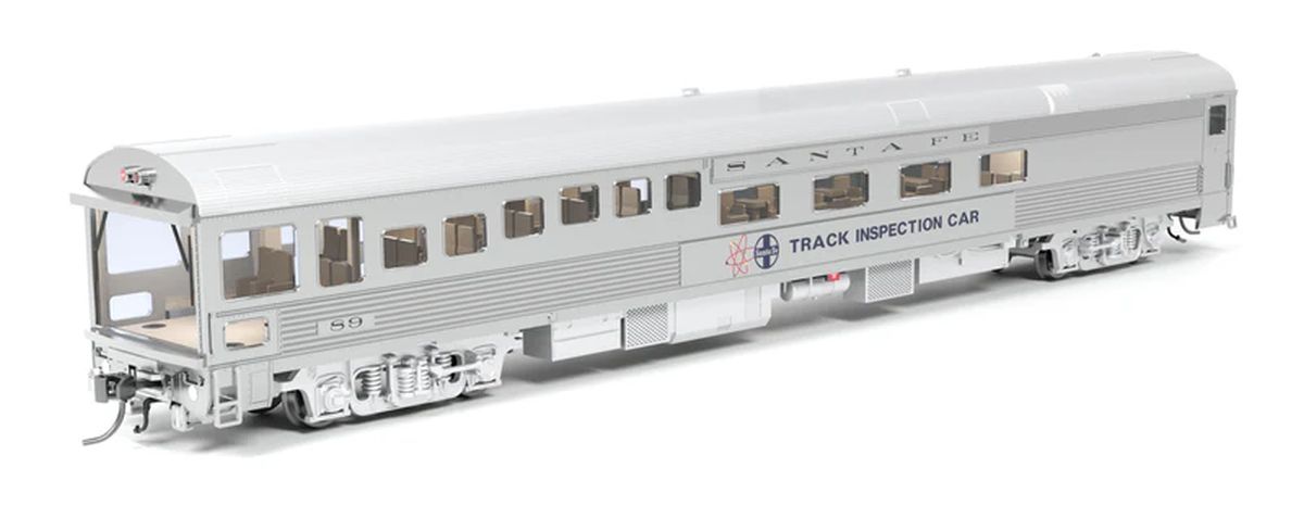 Broadway Limited Train 9991 HO Track Inspection Car ATSF #89 1982-1990 Appearance