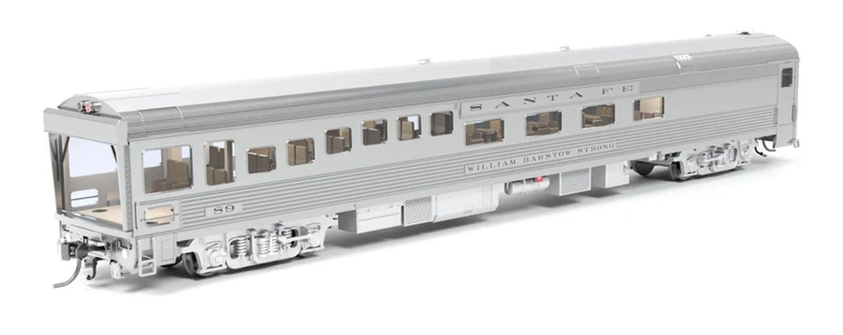 Broadway Limited Train 9992 HO Track Inspection Car ATSF #89 William Barstow Strong 1990