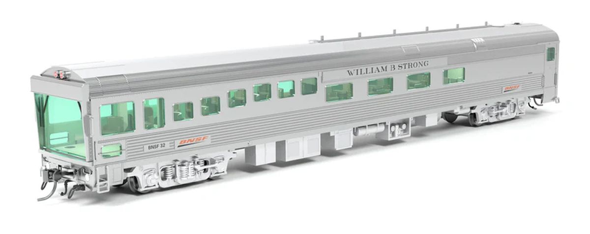 Broadway Limited Train 9995 HO Track Inspection Car BNSF #32 William B. Strong 2013-2018