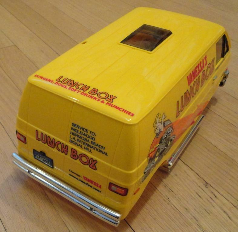 1 Tamiya Vanessas Lunch Box RC Truck RTR Yellow Body Set FACTORY FINISHED & NEW!
