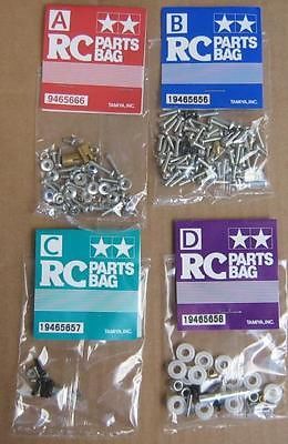 Tamiya Screw Parts / Hardware Bags A B C D for RC Midnight Pumpkin TRUCK ABCD