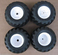 TAMIYA CW-01 4 Tire & WHITE Wheel Set Montero Wheelie Lunch Box Midnight Pumpkin