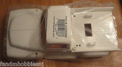 New Tamiya Midnight Pumpkin Paintable White Hard Plastic Body Shell Only (discontinued)