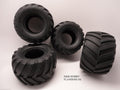 Tamiya Lunch Box Midnight Pumpkin 4 Tire Set New or Vintage Radio Control Truck 9805213