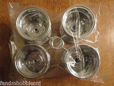 Tamiya Metallic Edition Midnight Pumpkin 4 Rim Chrome Wheel Set / Fits Lunch Box 9335442