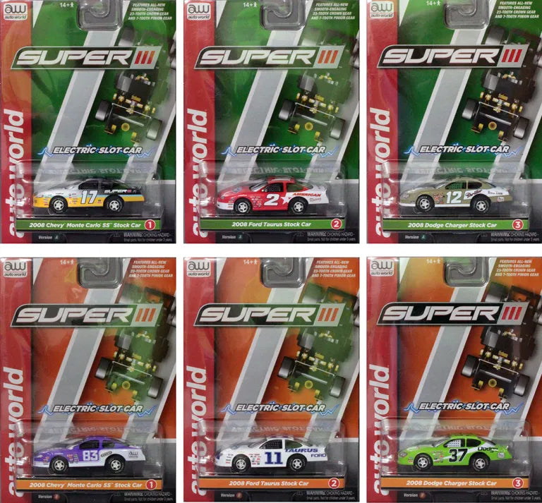 Auto World SuperIII 2008 Chevrolet MCSS Stock Car (Fantasy Livery) 2008 AWSC3992023R1 RELEASE 1 (case)