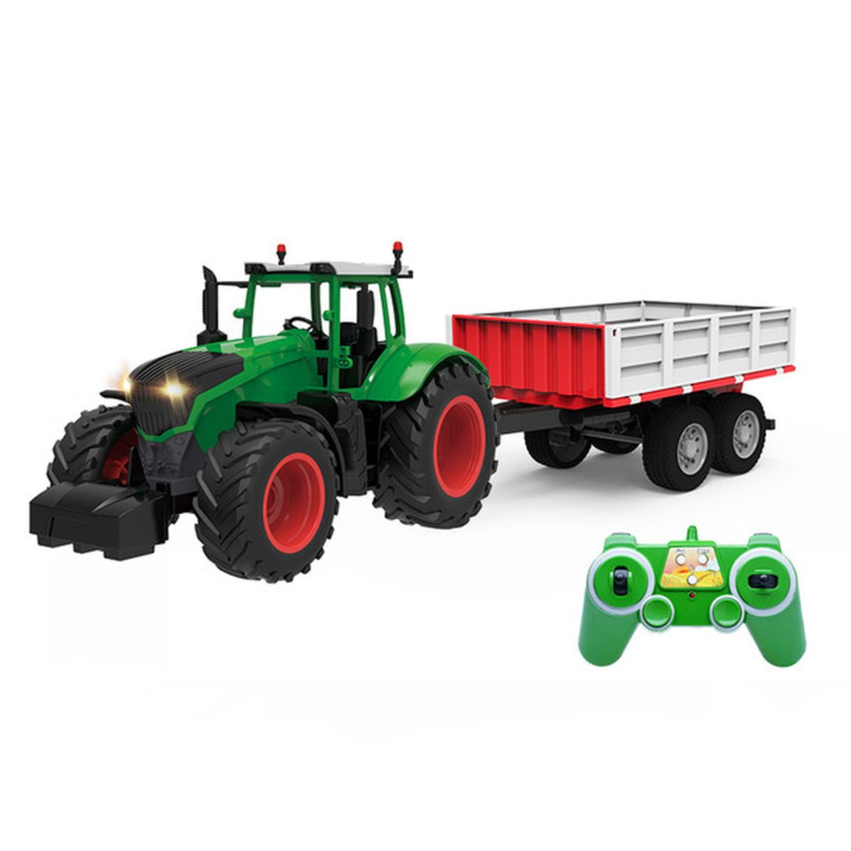 Double E Brand  354 1/16 RC Tractor w/Farm Wagon