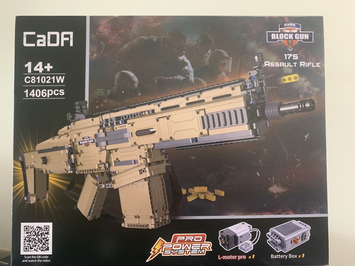 Double E Brand  81021 CaDFi Blocks SCAR Assault Rifle/1406pc