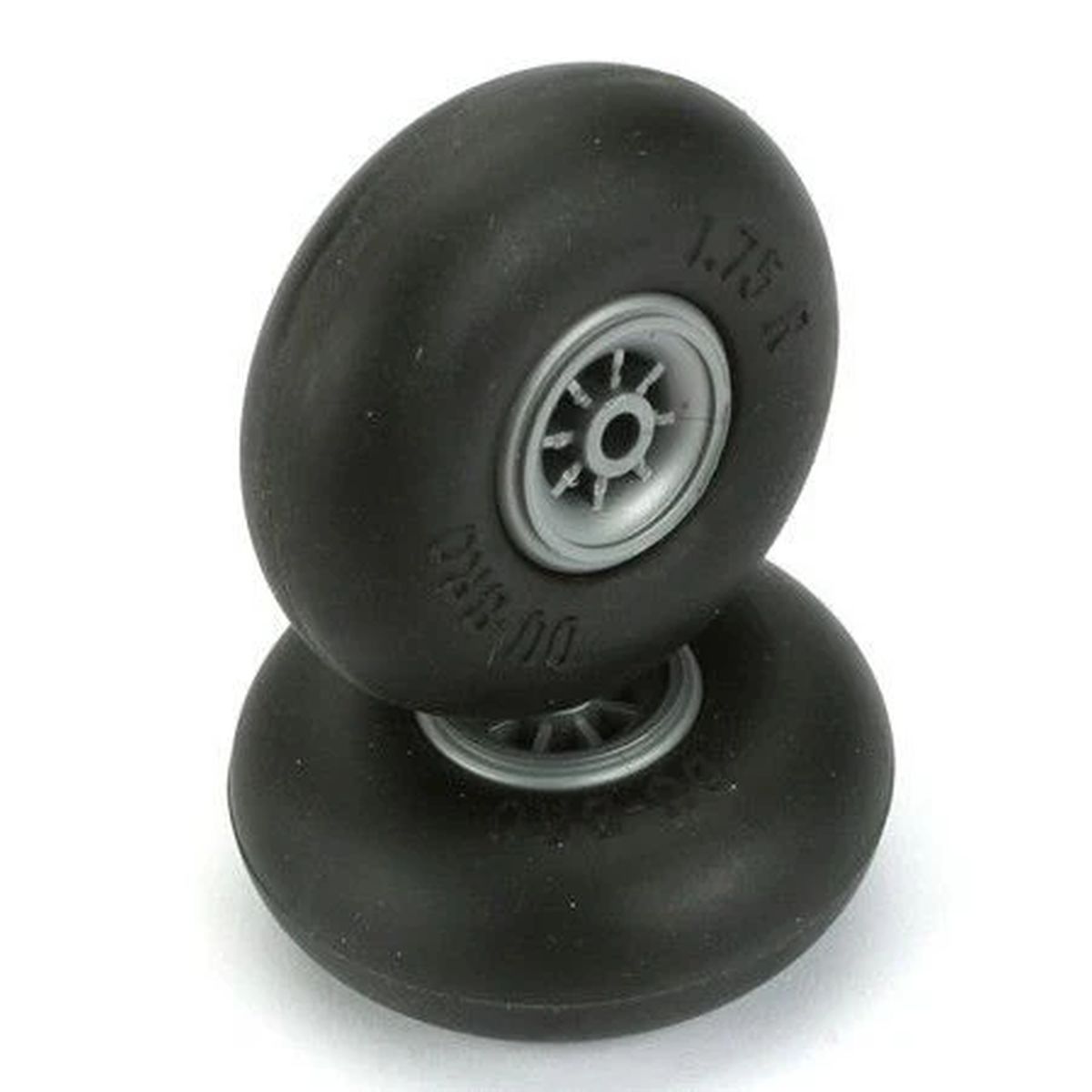 Dubro Hobby Products 175R 1-3/4  Dia. Smooth Surface Wheels (2)