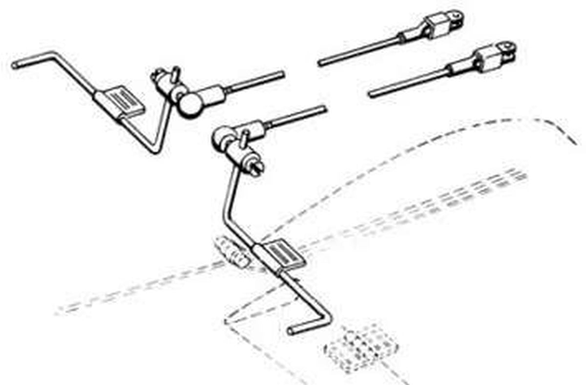 Dubro Hobby Products 186 Strip Aileron Ball Link (QTY/PKG: 1 )