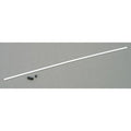 Dubro DUB2335 Antenna Tube w/ Cap (White) (1/pkg.)