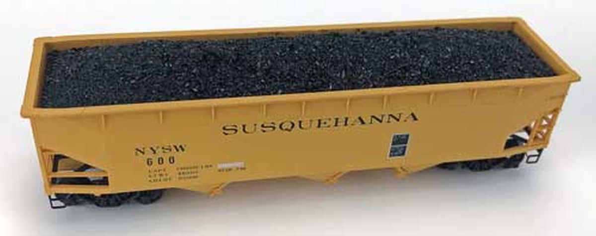 English Model Railroad 1521 HO Coal Load Accurail 70 Ton Offset Hopper  NEW - call for discount pricing!