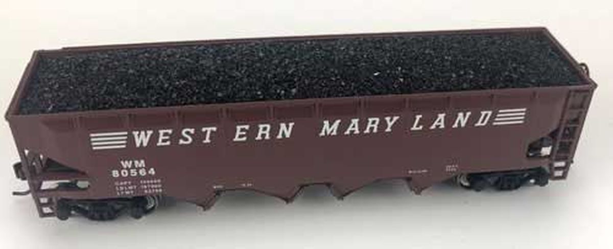 English Model Railroad 1542 HO Coal Load Athearn 40 Ft 4 Bay Offset Hopper  NEW - call for discount pricing!