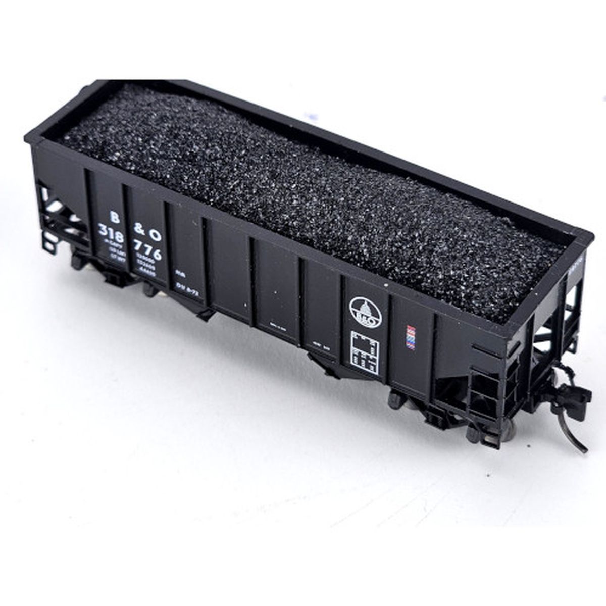 English Model Railroad 2104 N Real Coal Load Bluford 2 Bay 8 Pnl & War Emergency Hpr  NEW - call for discount pricing!