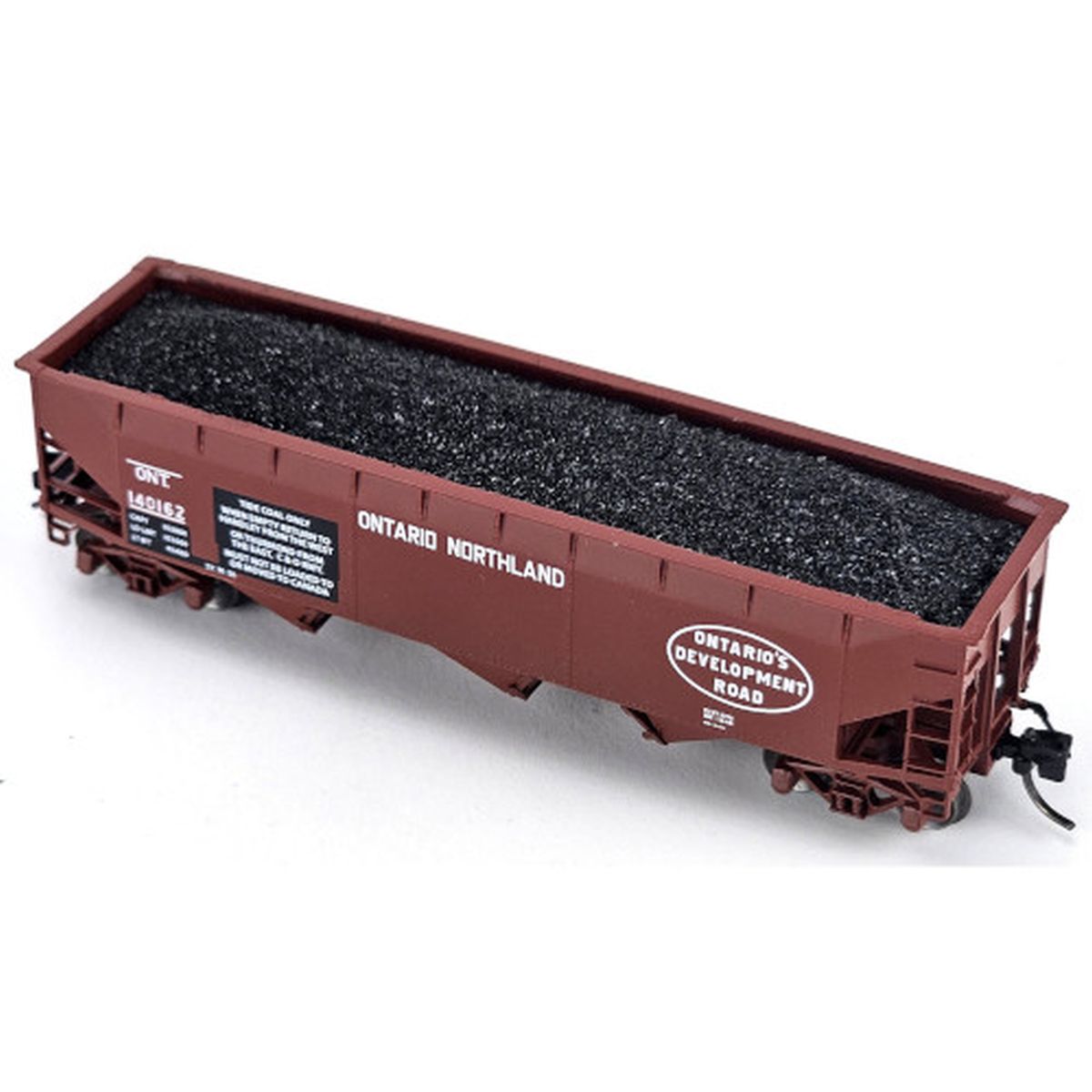 English Model Railroad 2105 N Real Coal Load Bluford Shops 3 Bay Offset Side Hopper  NEW - call for discount pricing!