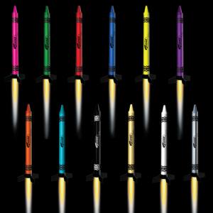 Estes EST1715 Color the Sky Bulk Pack/12pc E2X Rockets