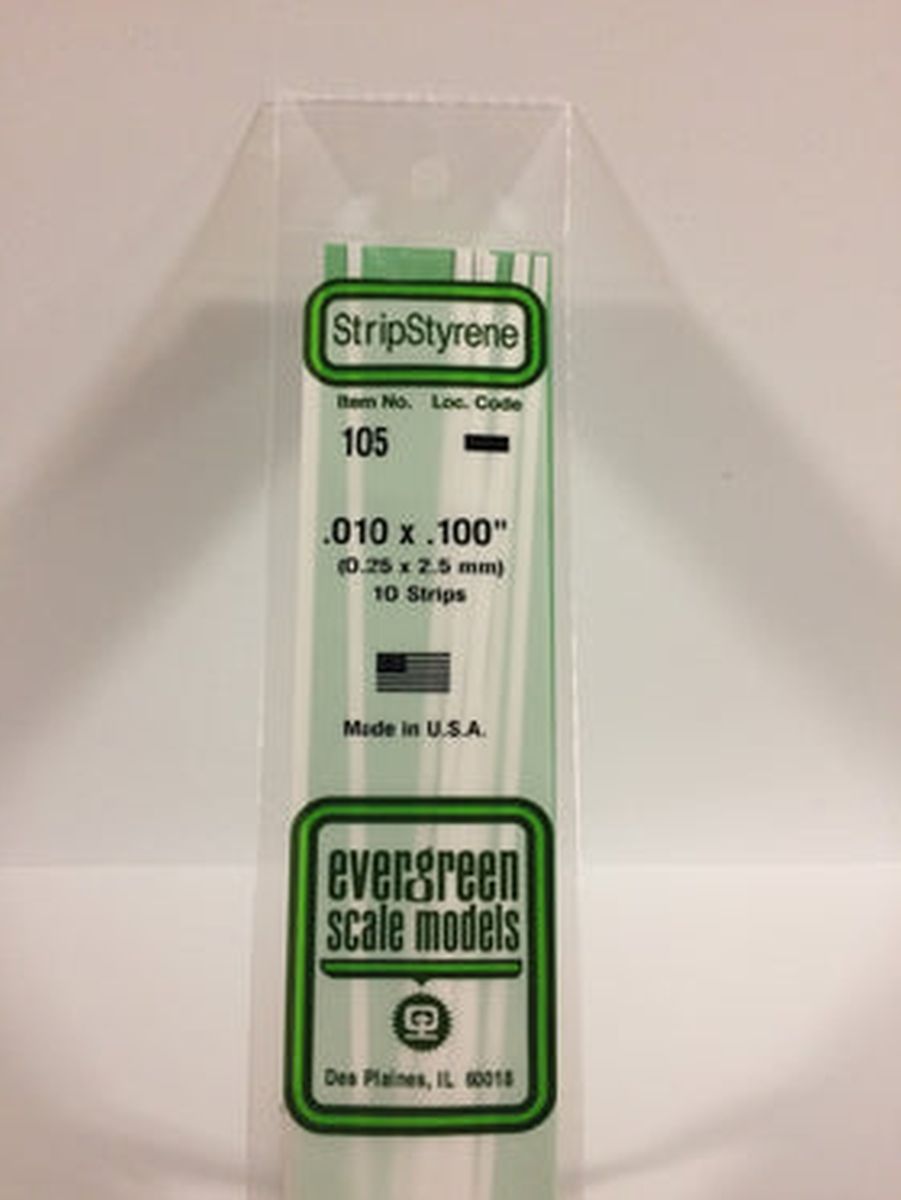 Evergreen Plastic 105 .010 x .100 (10)