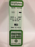 Evergreen Plastic 111 .015 x .030 (10)