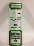 Evergreen Plastic 115 .015 x .100 (10)